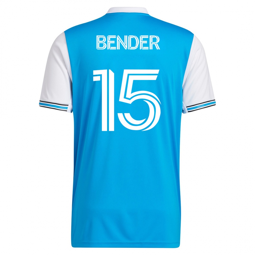 Homem Camisola Ben Bender #15 Azul Principal 2023/24 Camisa Brasil