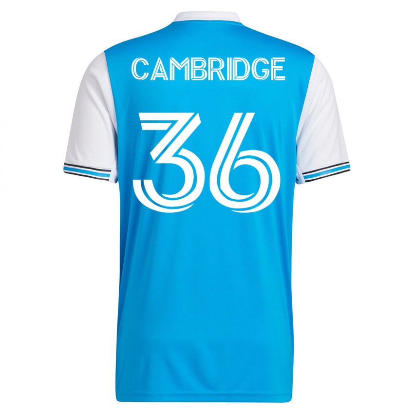 Homem Camisola Brandon Cambridge #36 Azul Principal 2023/24 Camisa Brasil