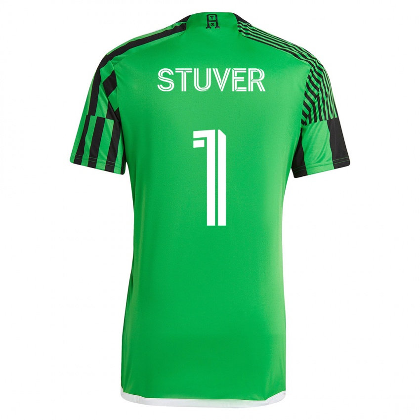 Homem Camisola Brad Stuver #1 Verde Preto Principal 2023/24 Camisa Brasil