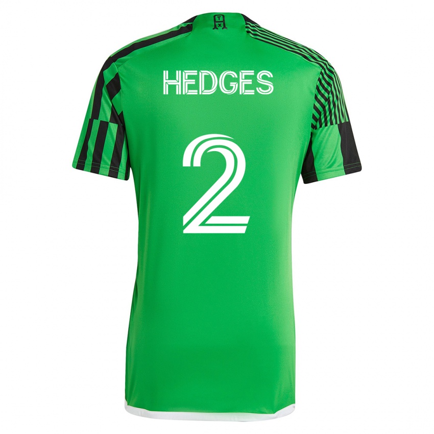 Homem Camisola Matt Hedges #2 Verde Preto Principal 2023/24 Camisa Brasil