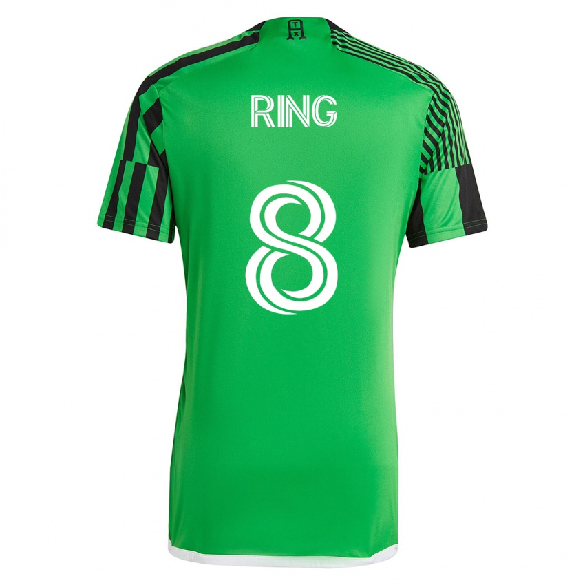 Homem Camisola Alexander Ring #8 Verde Preto Principal 2023/24 Camisa Brasil