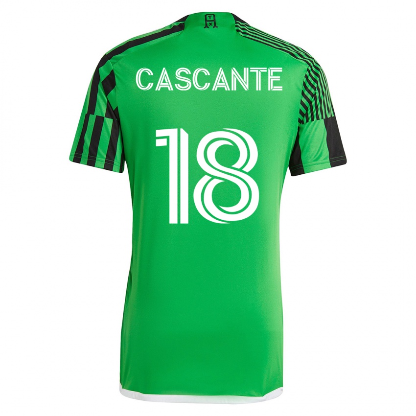 Homem Camisola Julio Cascante #18 Verde Preto Principal 2023/24 Camisa Brasil