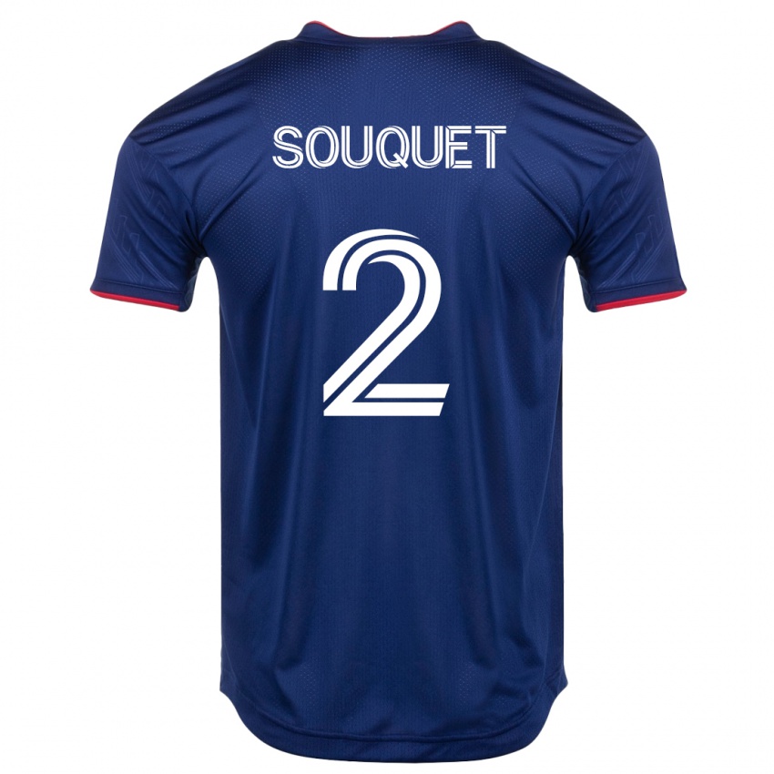 Homem Camisola Arnaud Souquet #2 Marinha Principal 2023/24 Camisa Brasil