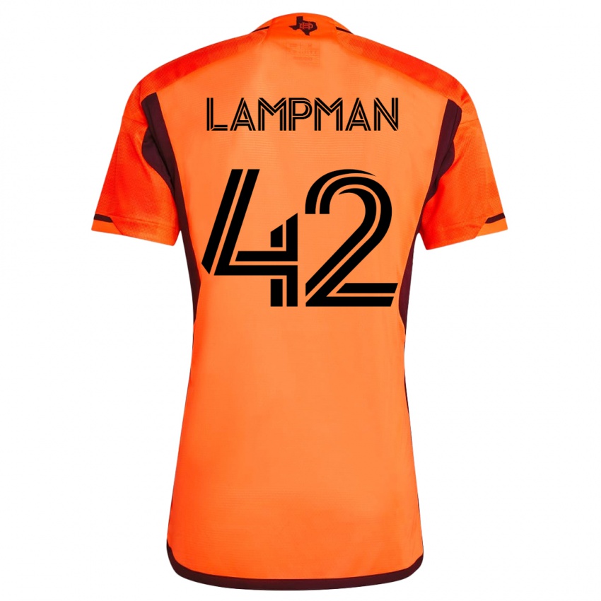 Homem Camisola Tate Lampman #42 Laranja Principal 2023/24 Camisa Brasil