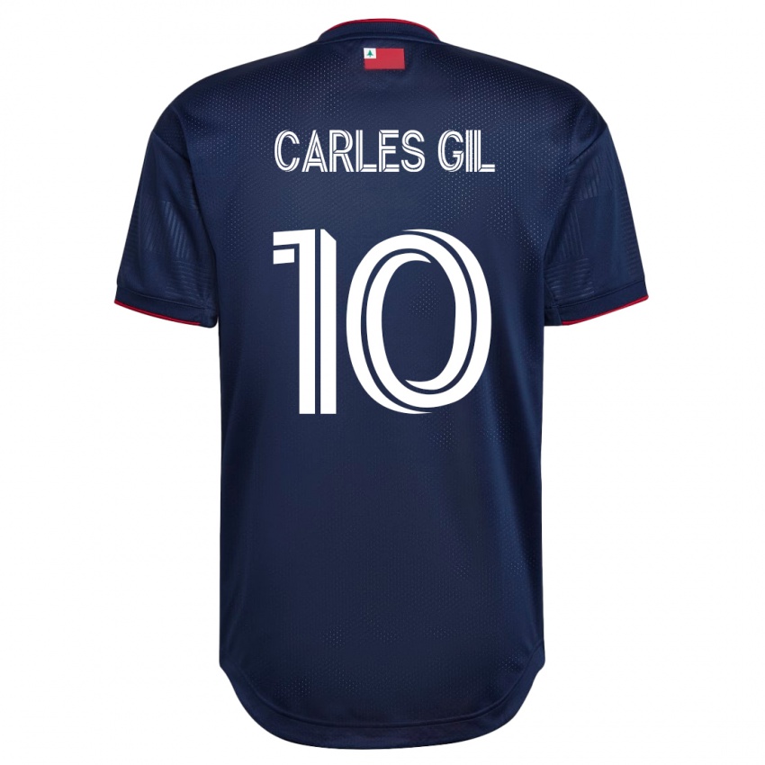 Homem Camisola Carles Gil #10 Marinha Principal 2023/24 Camisa Brasil