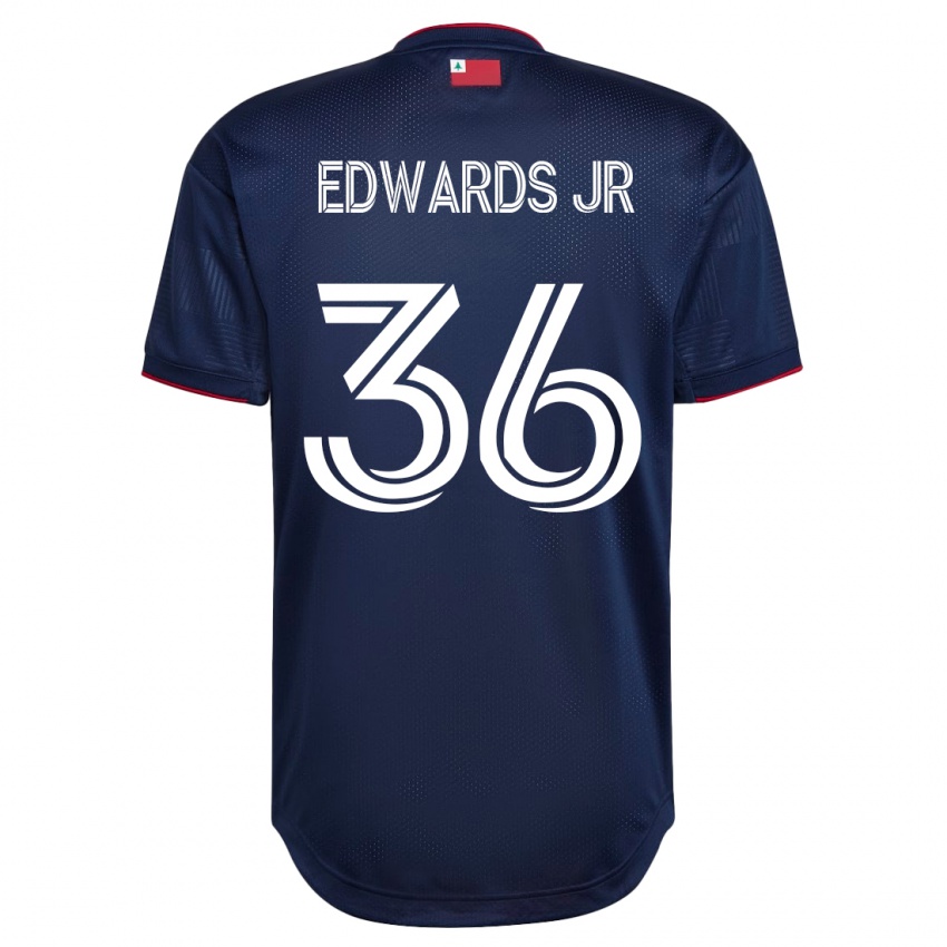 Homem Camisola Earl Edwards Jr. #36 Marinha Principal 2023/24 Camisa Brasil