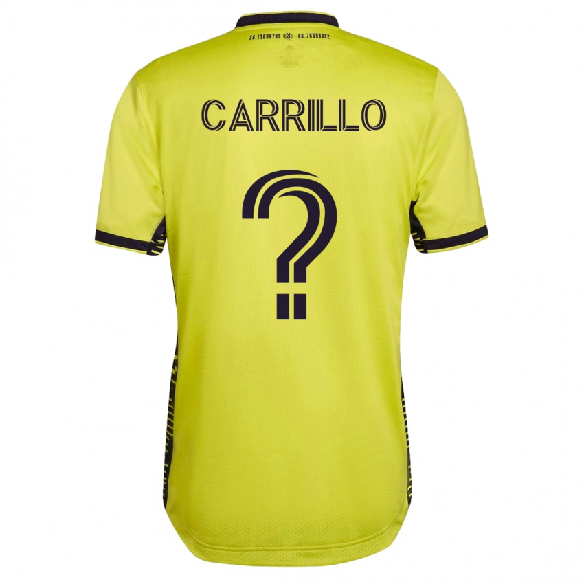 Homem Camisola Alejandro Carrillo #0 Amarelo Principal 2023/24 Camisa Brasil