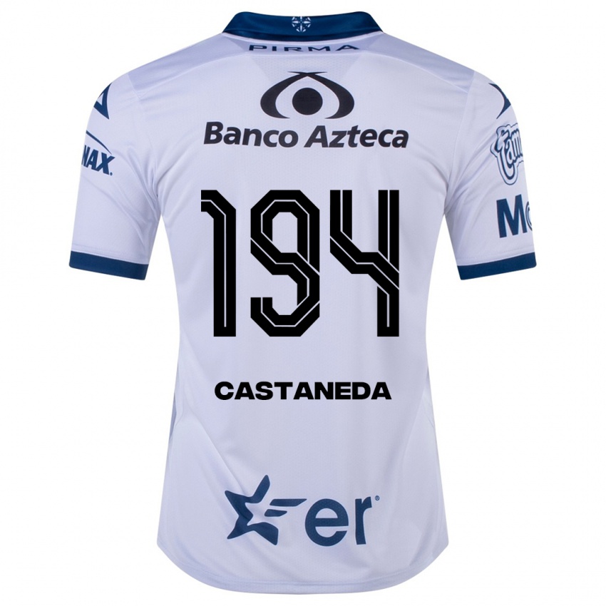 Homem Camisola Christian Castañeda #194 Branco Principal 2023/24 Camisa Brasil