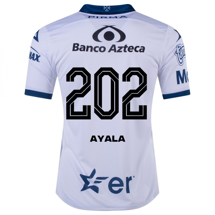 Homem Camisola Diego Ayala #202 Branco Principal 2023/24 Camisa Brasil