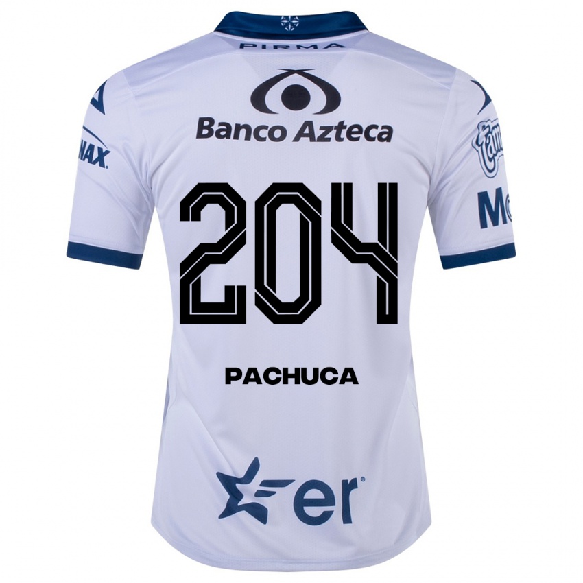 Homem Camisola José Pachuca #204 Branco Principal 2023/24 Camisa Brasil