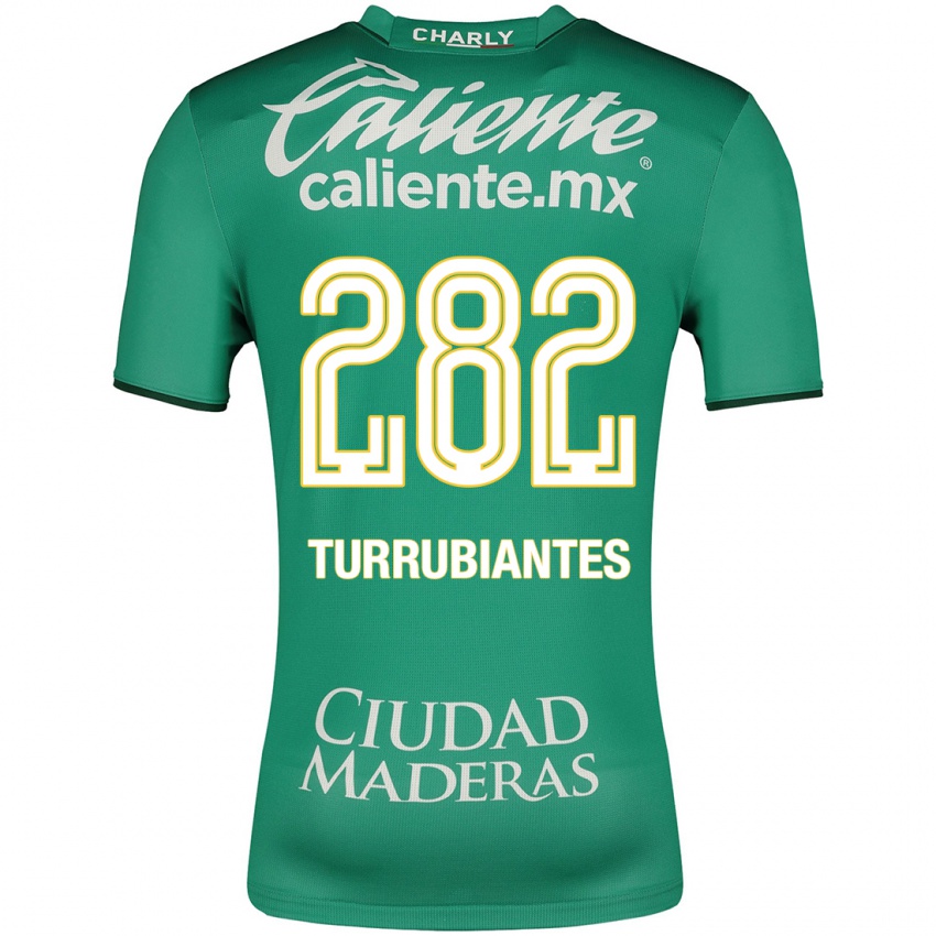 Homem Camisola Abdon Turrubiantes #282 Verde Principal 2023/24 Camisa Brasil