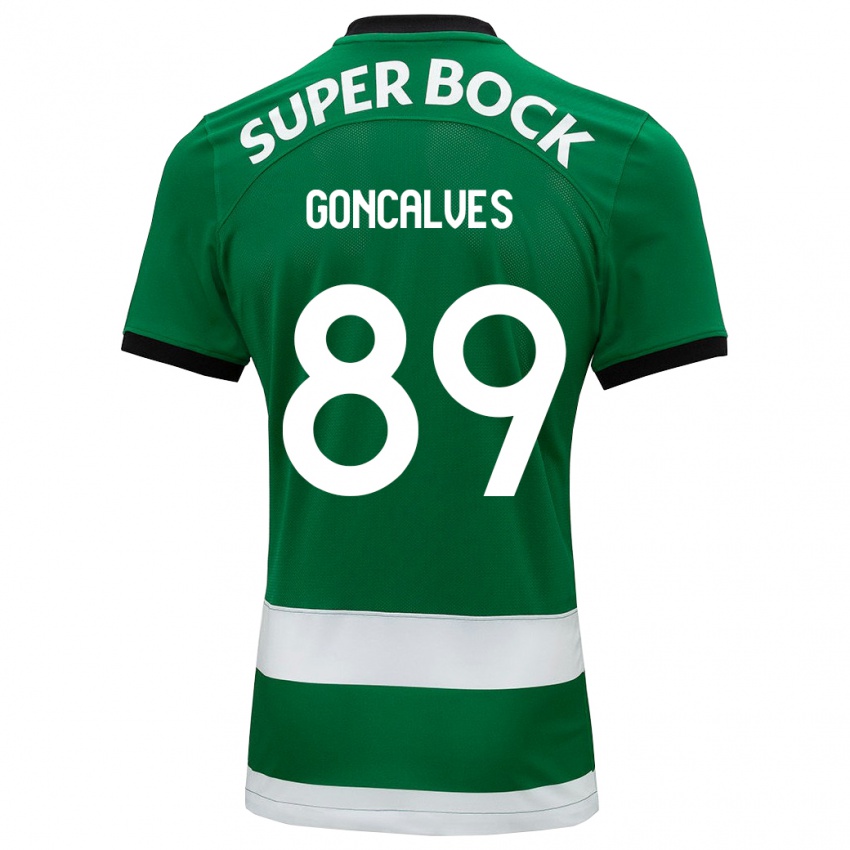 Homem Camisola Andre Goncalves #89 Verde Principal 2023/24 Camisa Brasil