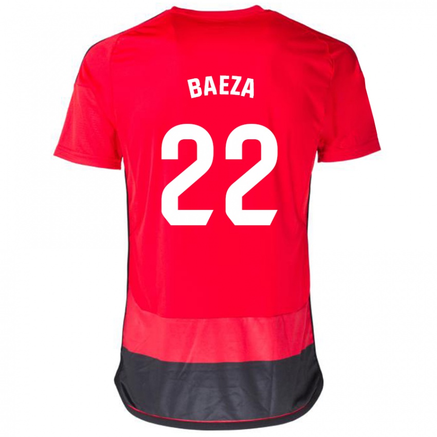 Homem Camisola Miguel Baeza #22 Vermelho Preto Principal 2023/24 Camisa Brasil