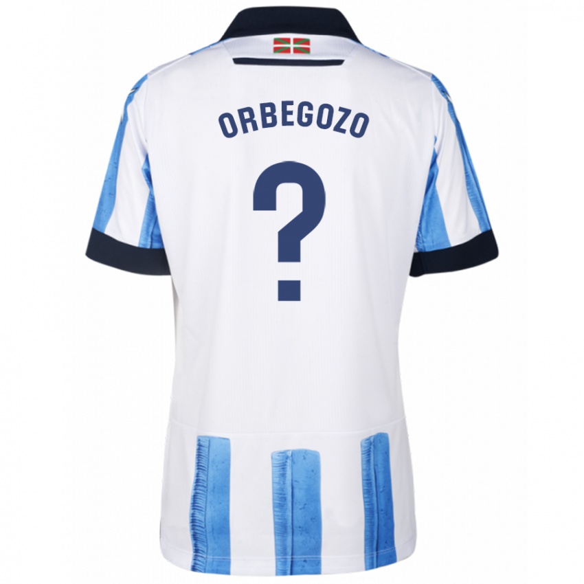 Homem Camisola Oihan Orbegozo #0 Branco Azulado Principal 2023/24 Camisa Brasil