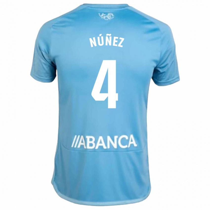 Homem Camisola Unai Nunez #4 Azul Principal 2023/24 Camisa Brasil