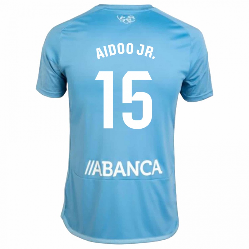 Homem Camisola Joseph Aidoo #15 Azul Principal 2023/24 Camisa Brasil