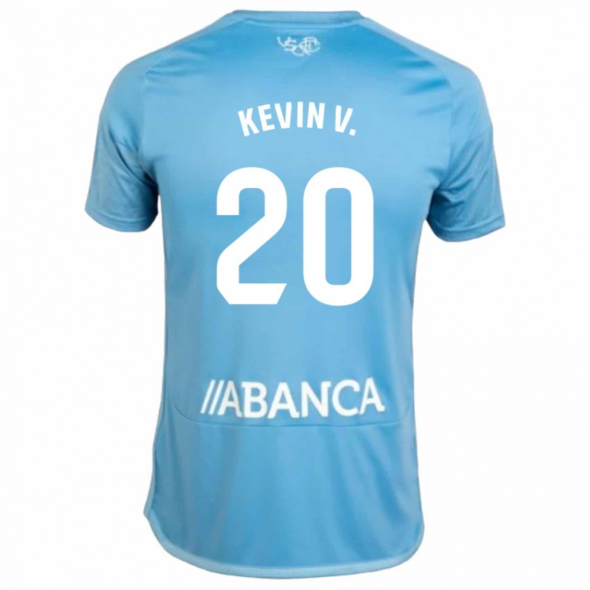 Homem Camisola Kevin Vazquez #20 Azul Principal 2023/24 Camisa Brasil