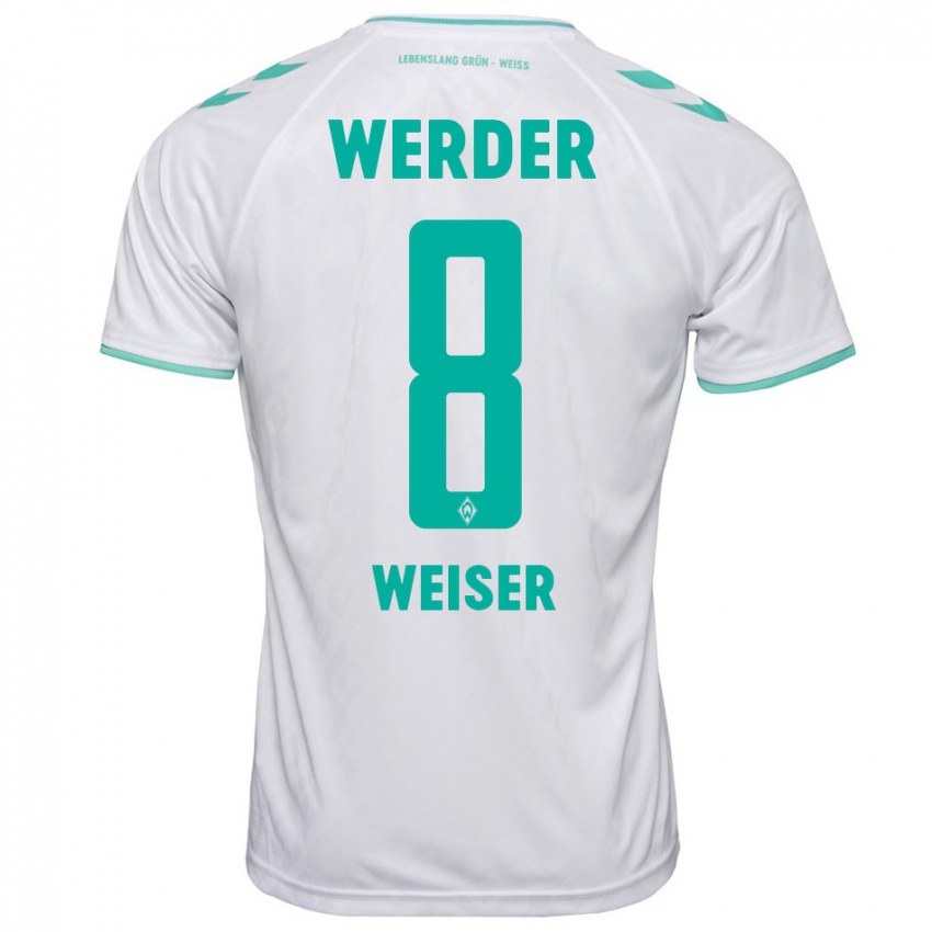 Homem Camisola Mitchell Weiser #8 Branco Alternativa 2023/24 Camisa Brasil