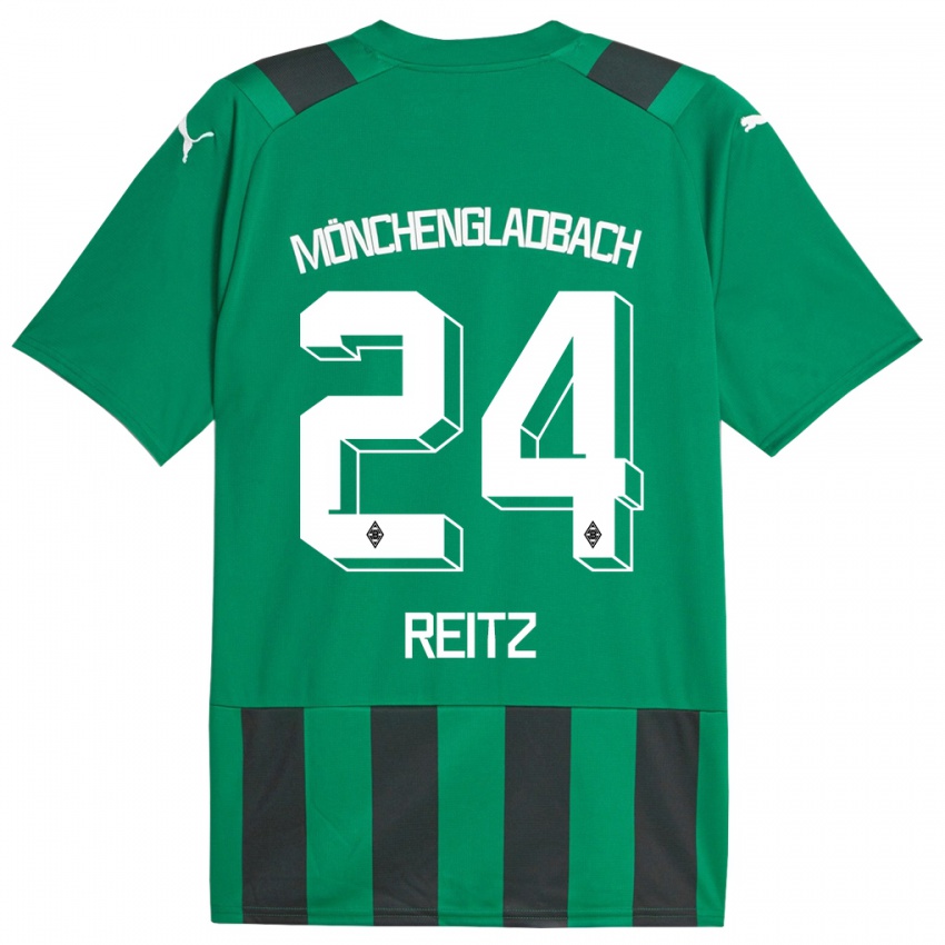 Homem Camisola Tony Reitz #24 Preto Verde Alternativa 2023/24 Camisa Brasil