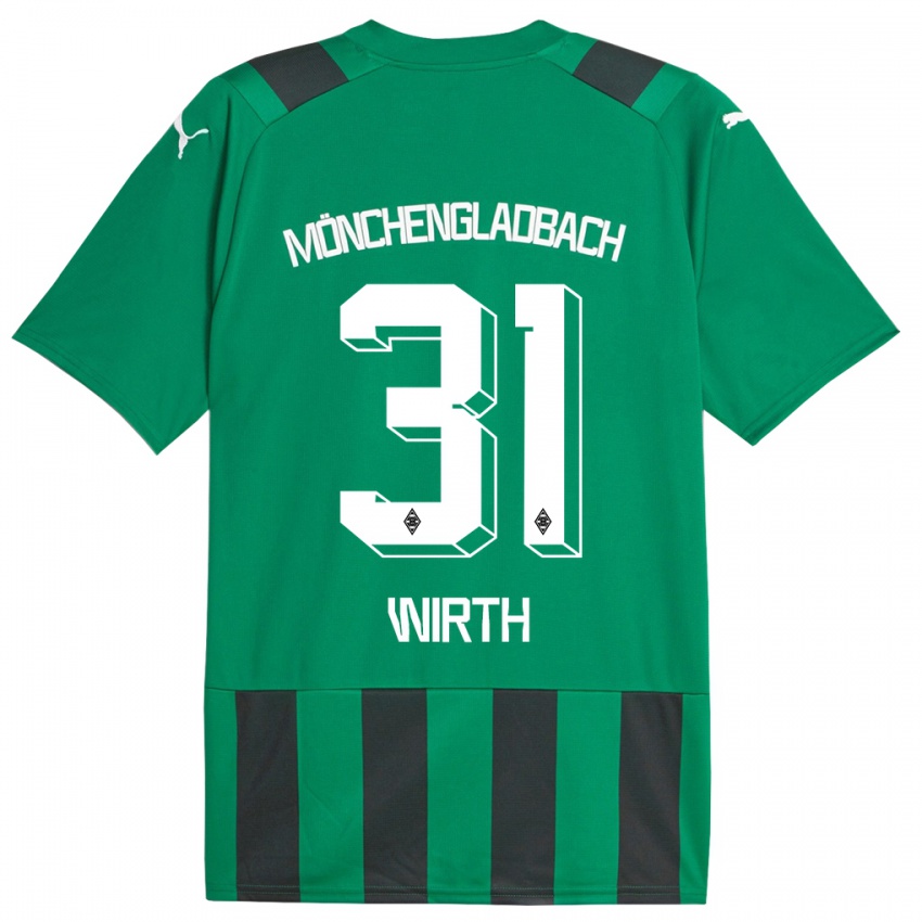 Homem Camisola Linus Wirth #31 Preto Verde Alternativa 2023/24 Camisa Brasil