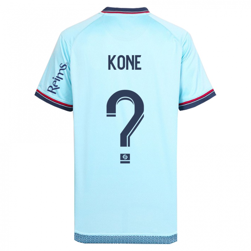Homem Camisola Abdoul Koné #0 Céu Azul Alternativa 2023/24 Camisa Brasil