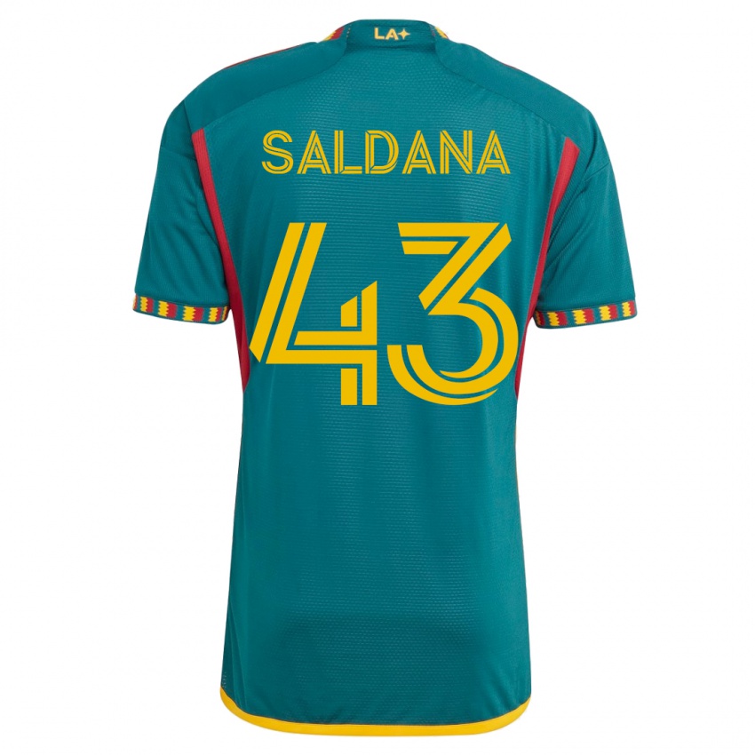 Homem Camisola Adam Saldaña #43 Verde Alternativa 2023/24 Camisa Brasil