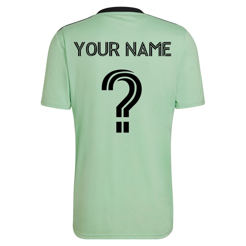 Homem Camisola Seu Nome #0 Luz Verde Alternativa 2023/24 Camisa Brasil