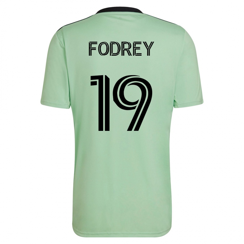 Homem Camisola Cj Fodrey #19 Luz Verde Alternativa 2023/24 Camisa Brasil