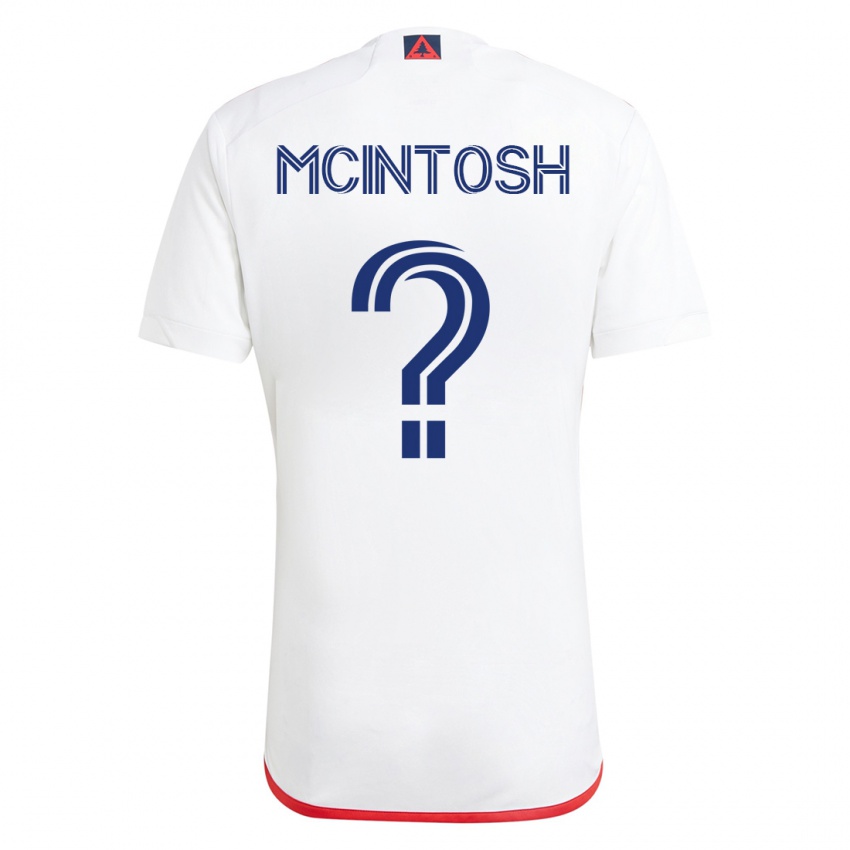 Homem Camisola Damario Mcintosh #0 Branco Vermelho Alternativa 2023/24 Camisa Brasil