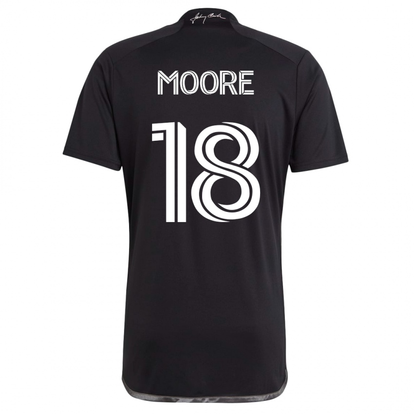 Homem Camisola Shaq Moore #18 Preto Alternativa 2023/24 Camisa Brasil