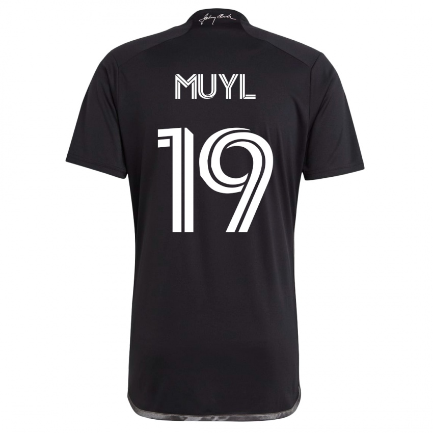 Homem Camisola Alex Muyl #19 Preto Alternativa 2023/24 Camisa Brasil