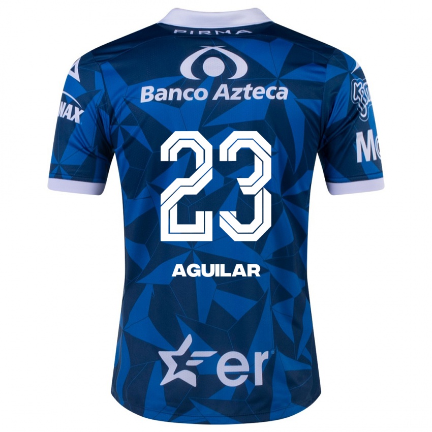 Homem Camisola Daniel Aguilar #23 Azul Alternativa 2023/24 Camisa Brasil