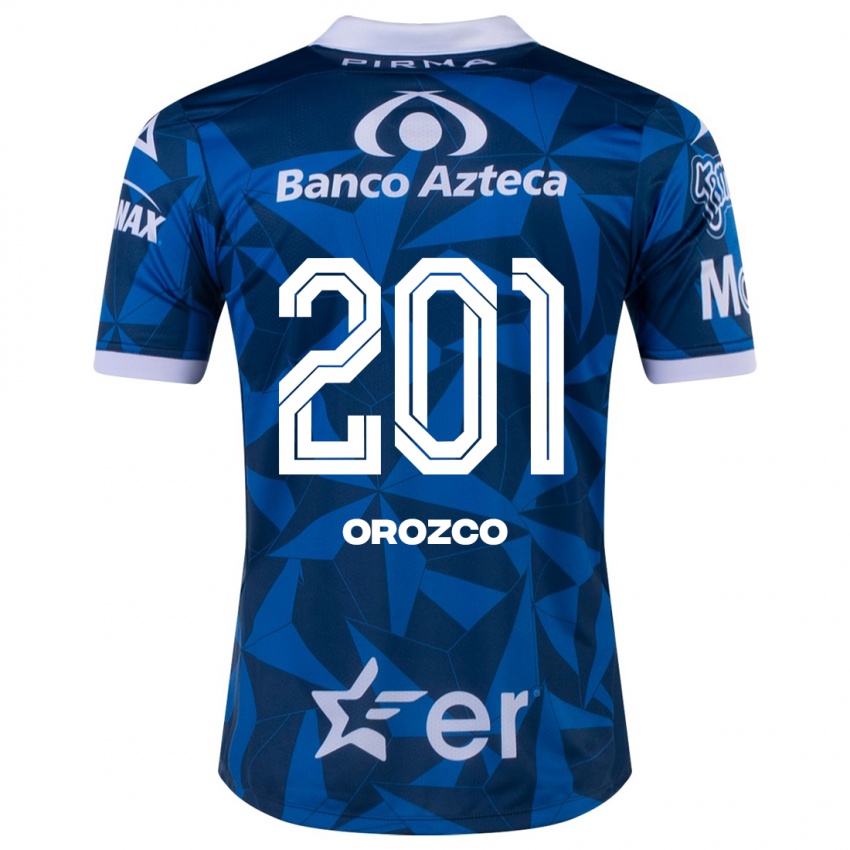 Homem Camisola Fabrizzio Orozco #201 Azul Alternativa 2023/24 Camisa Brasil