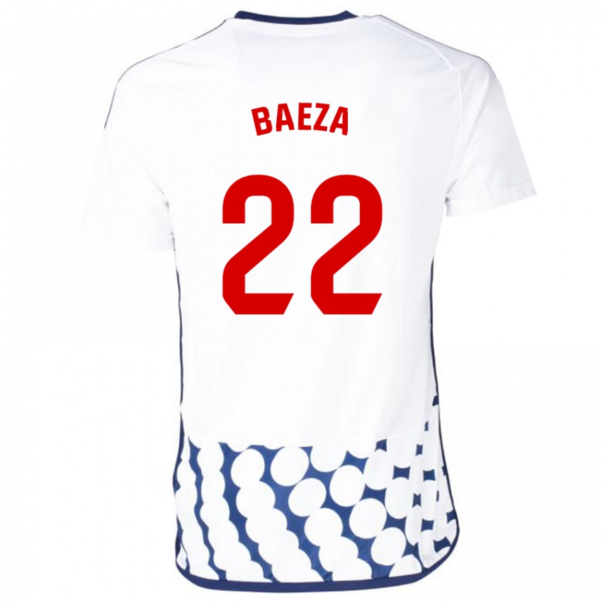 Homem Camisola Miguel Baeza #22 Branco Alternativa 2023/24 Camisa Brasil