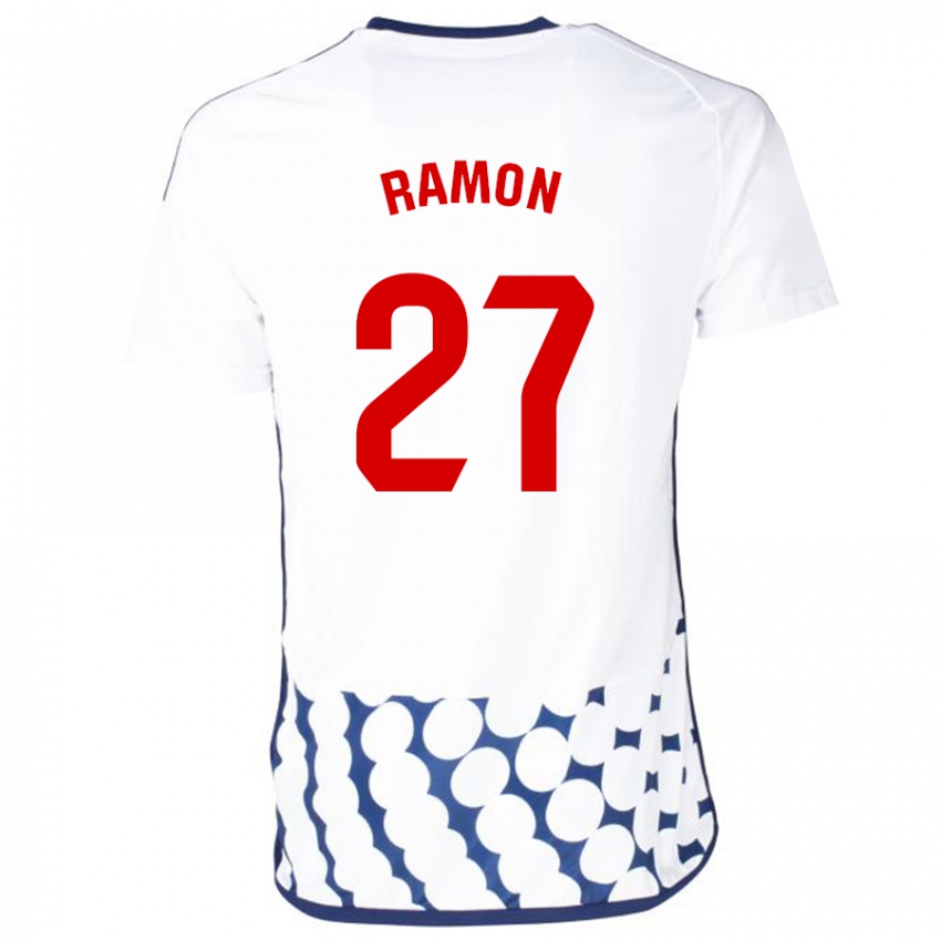 Homem Camisola Pablo Ramón #27 Branco Alternativa 2023/24 Camisa Brasil