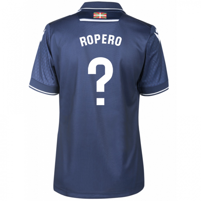 Homem Camisola Iker Ropero #0 Marinha Alternativa 2023/24 Camisa Brasil