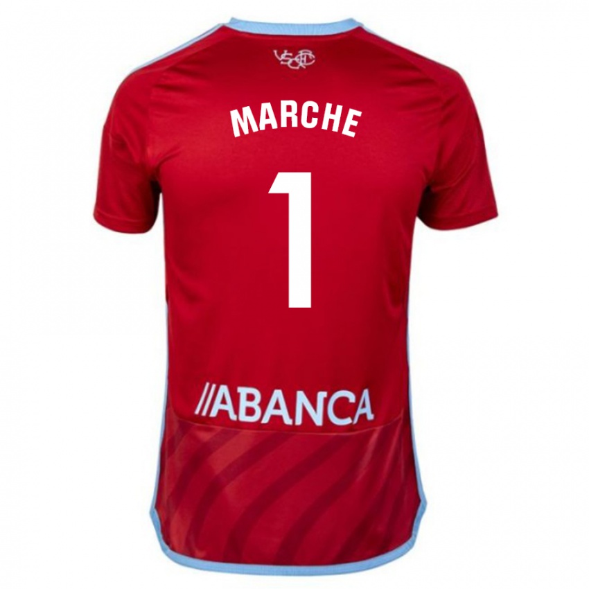 Homem Camisola Agustin Marchesin #1 Vermelho Alternativa 2023/24 Camisa Brasil