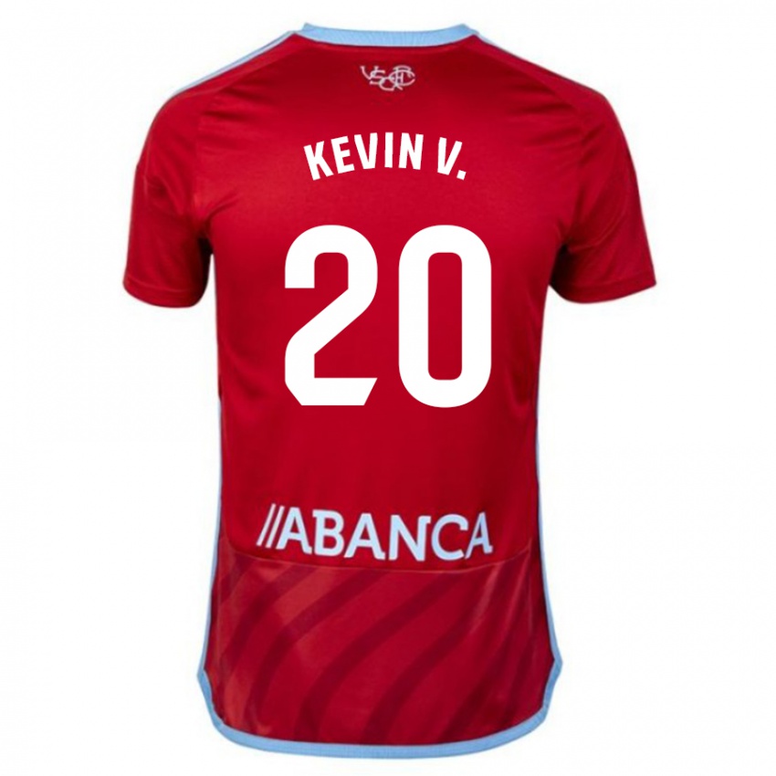 Homem Camisola Kevin Vazquez #20 Vermelho Alternativa 2023/24 Camisa Brasil