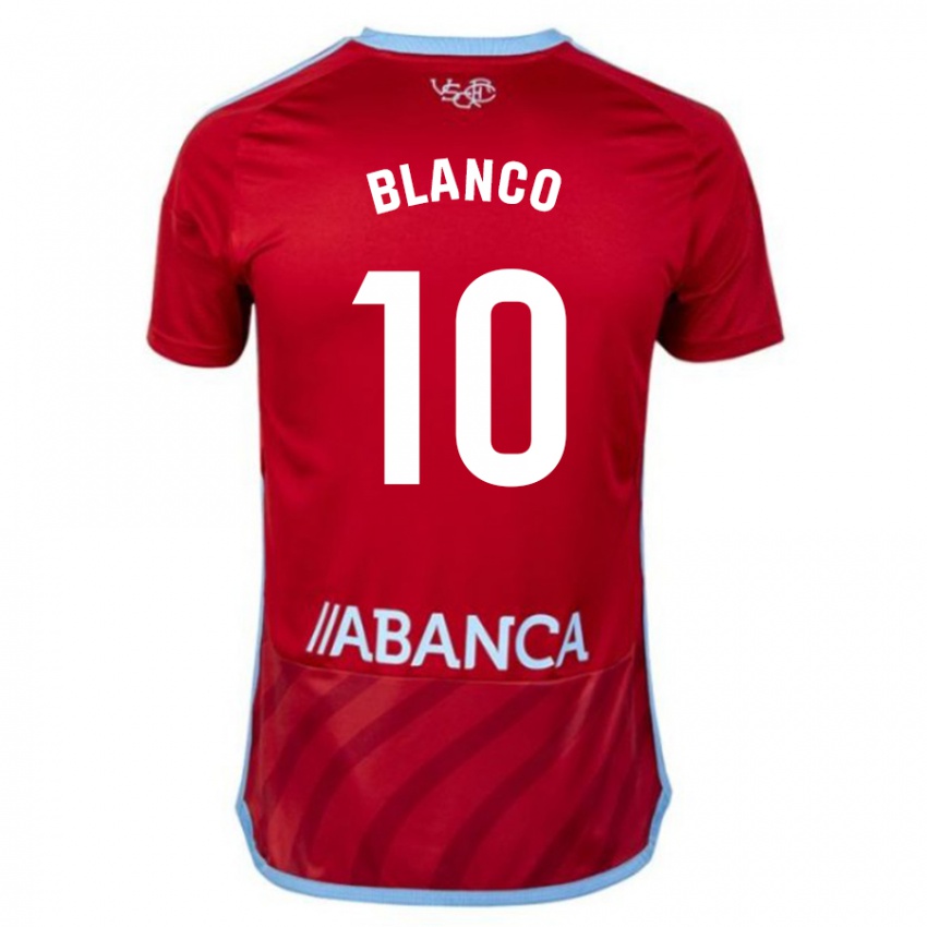 Homem Camisola Raul Blanco #10 Vermelho Alternativa 2023/24 Camisa Brasil