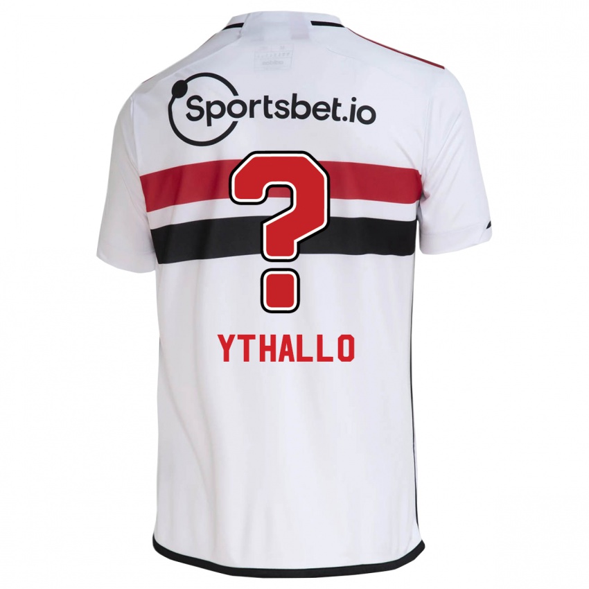 Mulher Camisola Ythallo #0 Branco Principal 2023/24 Camisa Brasil