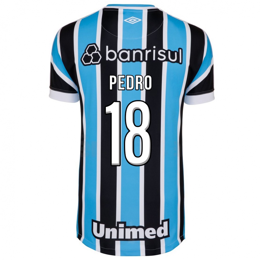 Mulher Camisola João Pedro #18 Azul Principal 2023/24 Camisa Brasil