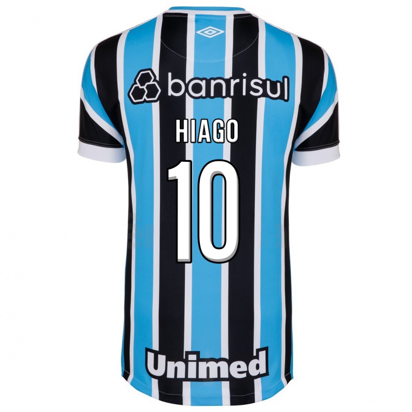Mulher Camisola Hiago #10 Azul Principal 2023/24 Camisa Brasil