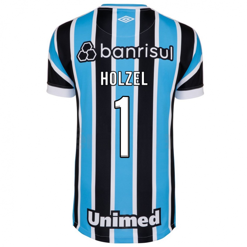 Mulher Camisola Vivi Holzel #1 Azul Principal 2023/24 Camisa Brasil