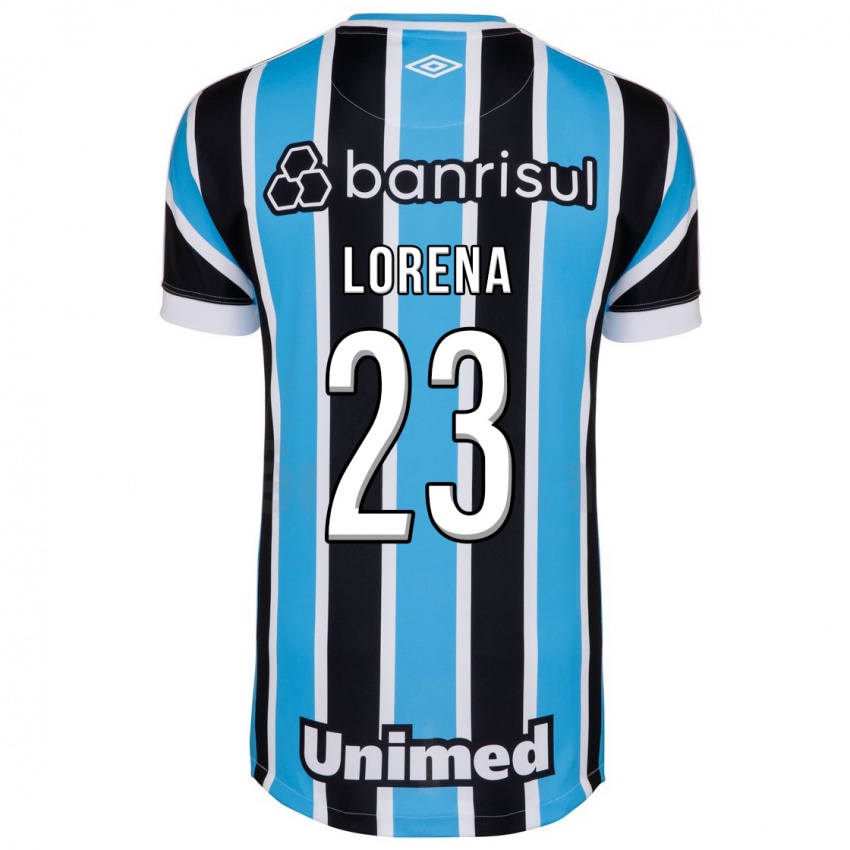 Mulher Camisola Lorena #23 Azul Principal 2023/24 Camisa Brasil