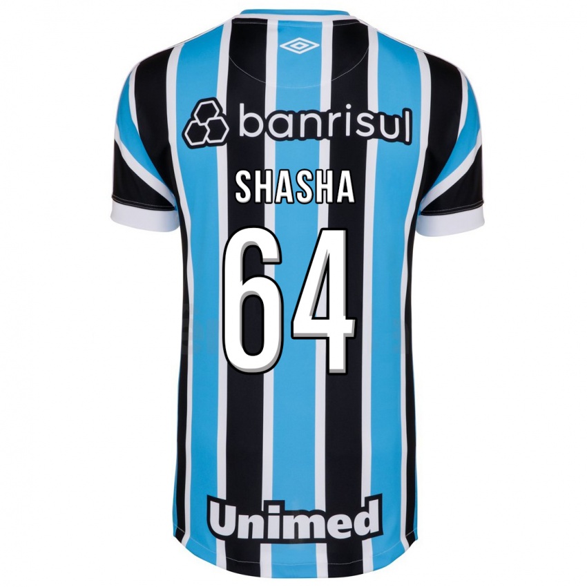 Mulher Camisola Shashá #64 Azul Principal 2023/24 Camisa Brasil