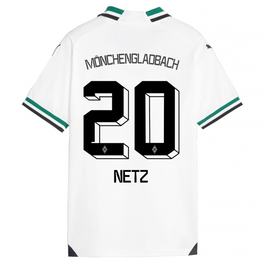 Mulher Camisola Luca Netz #20 Branco Verde Principal 2023/24 Camisa Brasil