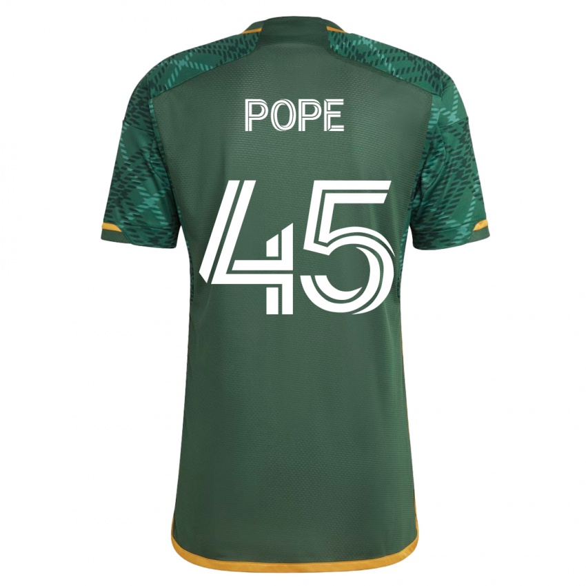 Mulher Camisola Blake Pope #45 Verde Principal 2023/24 Camisa Brasil