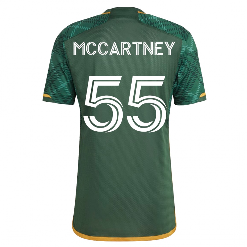 Mulher Camisola Dawson Mccartney #55 Verde Principal 2023/24 Camisa Brasil