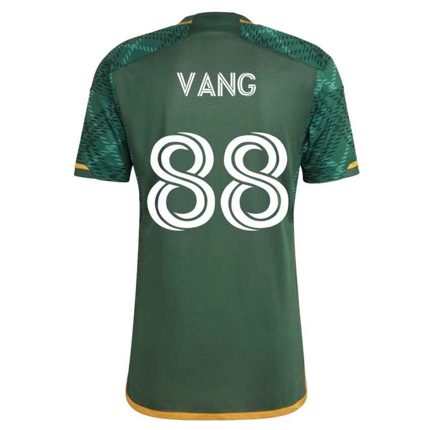 Mulher Camisola Michael Vang #88 Verde Principal 2023/24 Camisa Brasil