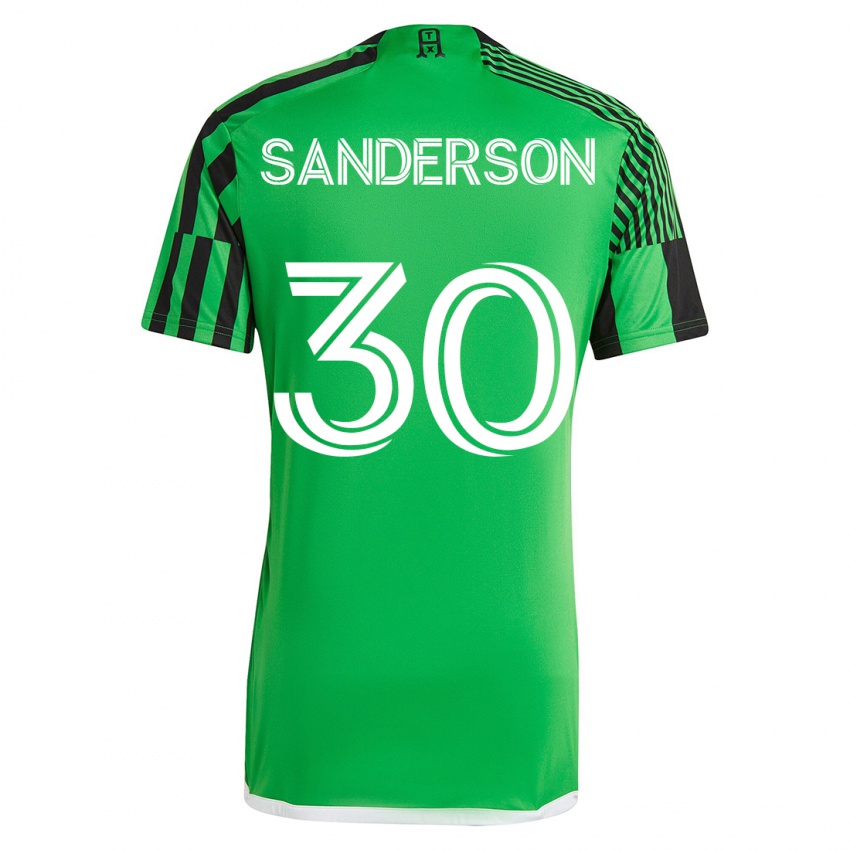 Mulher Camisola Spencer Sanderson #30 Verde Preto Principal 2023/24 Camisa Brasil